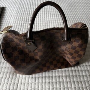 Louis Vuitton Brown Checkered Satchel